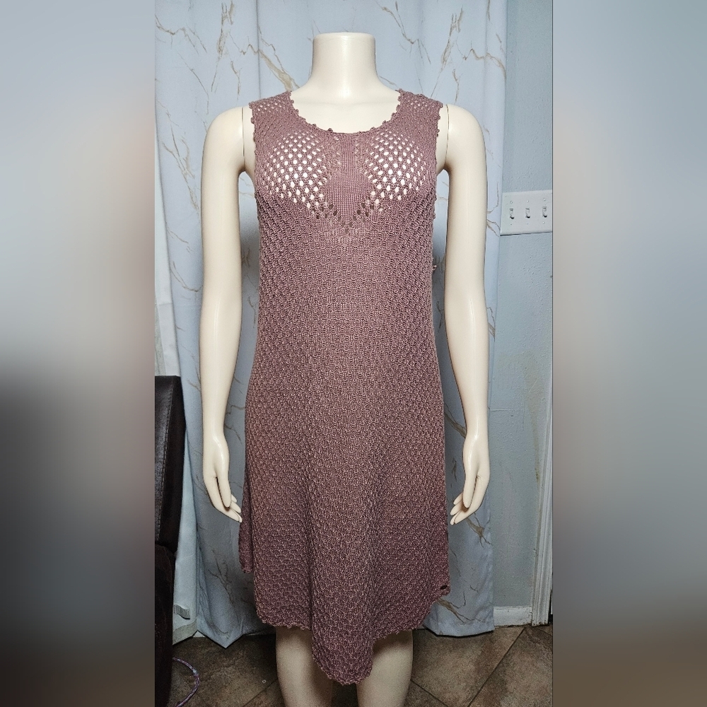O'Neill Dusty Mauve Crochet Tank Top
